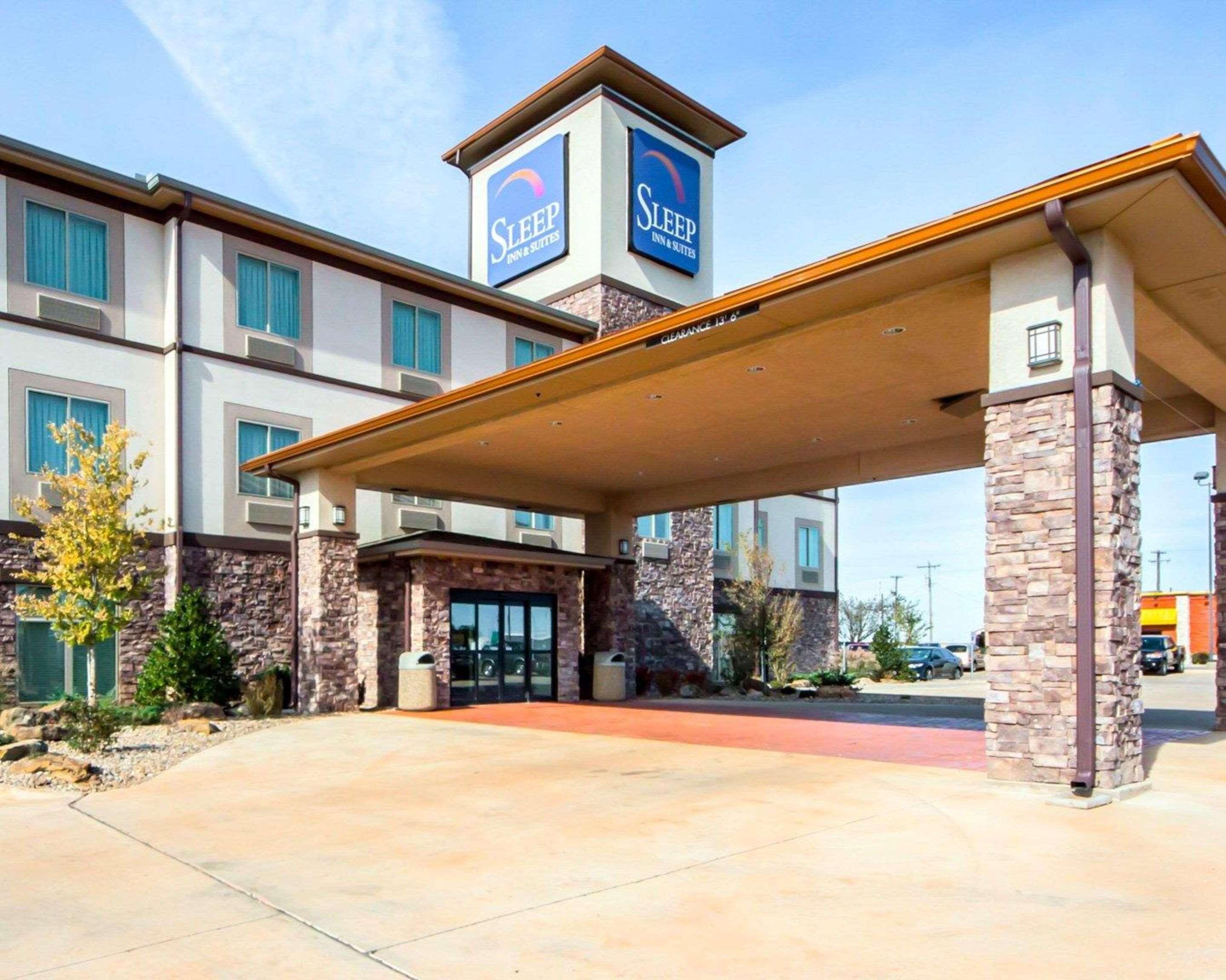 Sleep Inn & Suites Hennessey North Exterior foto